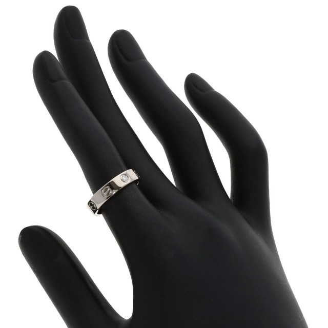 カルティエ ミニラブリング/1Pダイヤ#48(日本サイズ7.5号近辺) 【無料