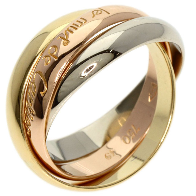 CARTIER カルティエ トリニティ #49 リング・指輪 K18ピンクゴールド