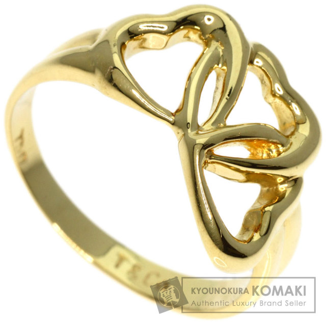 TIFFANY&Co. ティファニー トリプルハート リング・指輪 K18
