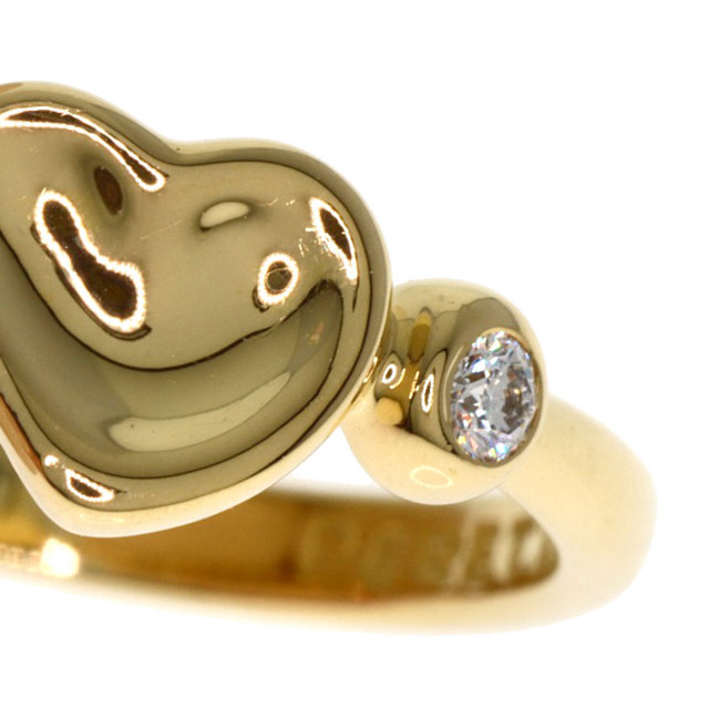 ティファニー フルハート リング #8 ダイヤ付き