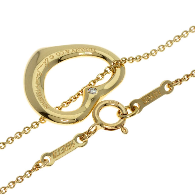 TIFFANY&Co. ティファニー オープンハート 2P ダイヤモンド ネックレス 