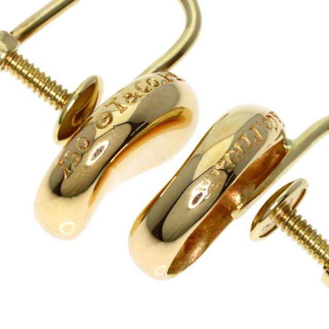 TIFFANY&Co. ティファニー ビーン イヤリング K18イエローゴールド
