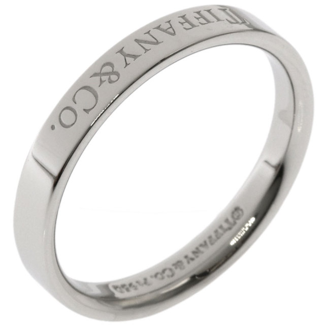 TIFFANY&Co. ティファニー フラットバンド リング・指輪 プラチナPT950