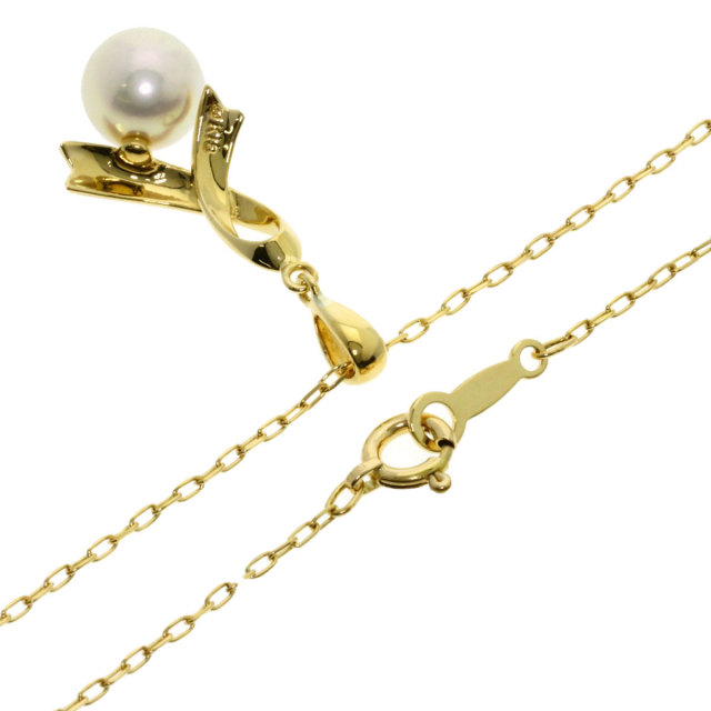 mikimoto ミキモト真珠ネックレス K18金具付き MIKIMOTO ミキモト パール 真珠 ネックレス K18イエローゴールド