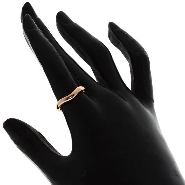 TIFFANY&Co. ティファニー カーブド バンドリング リング・指輪 K18