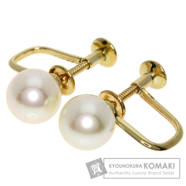 ミキモト真珠　イヤリング MIKIMOTO ミキモト パール 真珠 イヤリング K14イエローゴールド