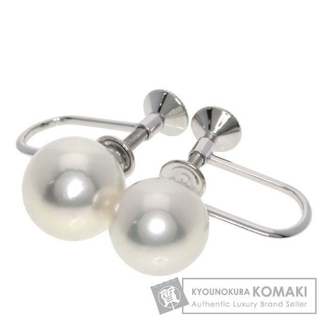 MIKIMOTO ミキモト K18ホワイトゴールド　アコヤパール　ピアス 楽天市場】ミキモト アコヤパール ピアス 7.8mm ダイヤモンド