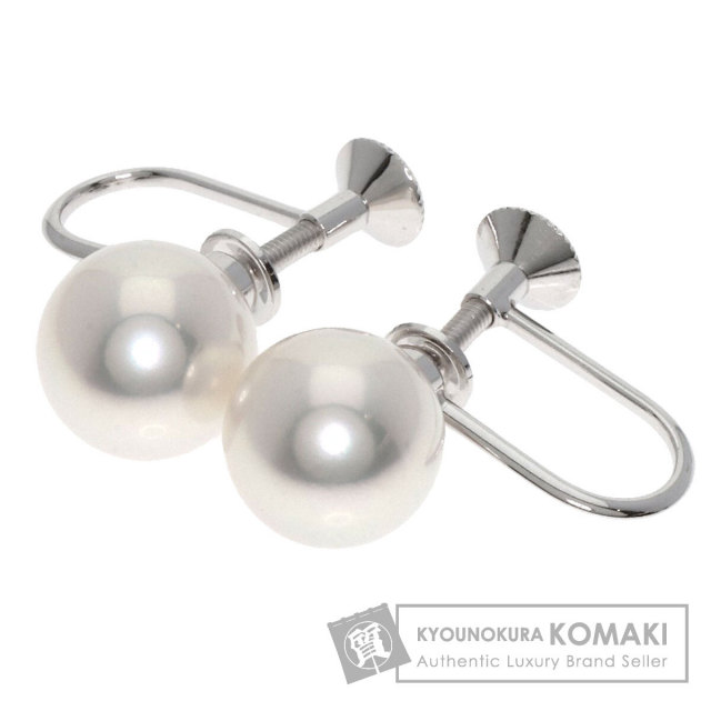 MIKIMOTO ミキモト パール 真珠 8mm イヤリング K18ホワイト