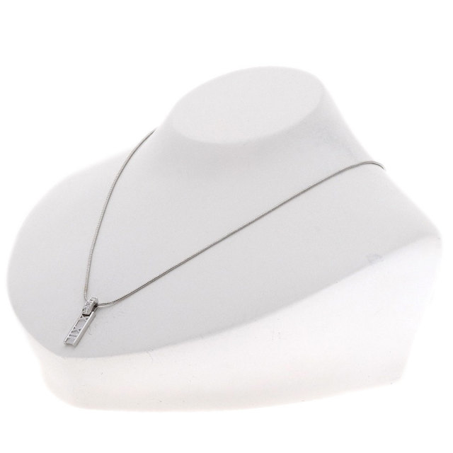 ティファニー TIFFANY&Co. サファイア ネックレス 45cm K18 WG 育てよ  