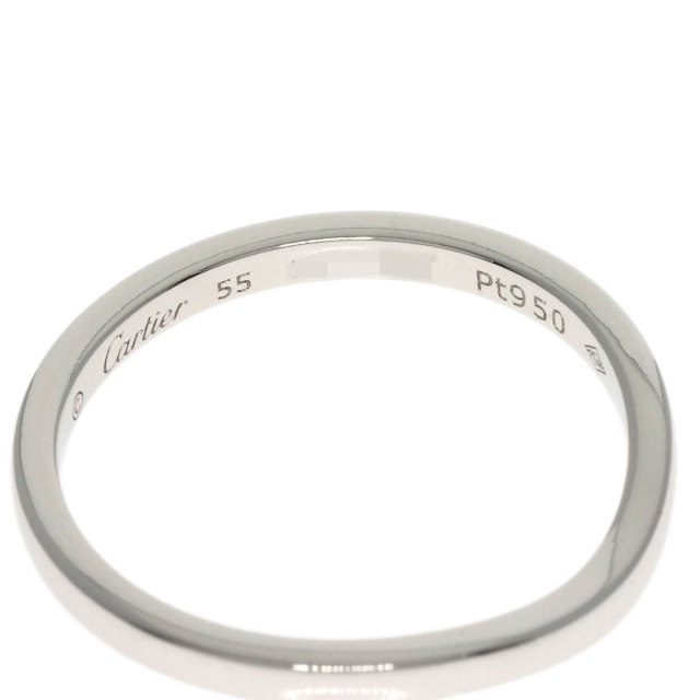 CARTIER カルティエ バレリーナ カーブ #55 リング・指輪 プラチナ 