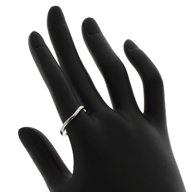 CARTIER カルティエ バレリーナ カーブ #55 リング・指輪 プラチナ 