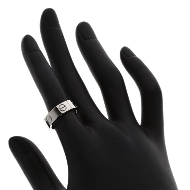 CARTIER カルティエ ラブリング #49 リング・指輪 K18ホワイト