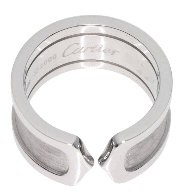 CARTIER カルティエ C2 LM #53 リング・指輪 K18ホワイトゴールド 