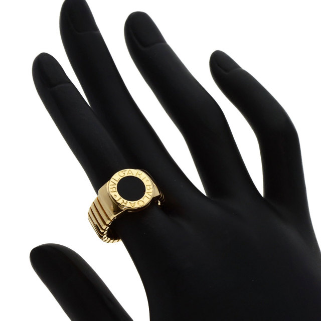 BVLGARI ブルガリ トゥボガス オニキス リング・指輪 K18