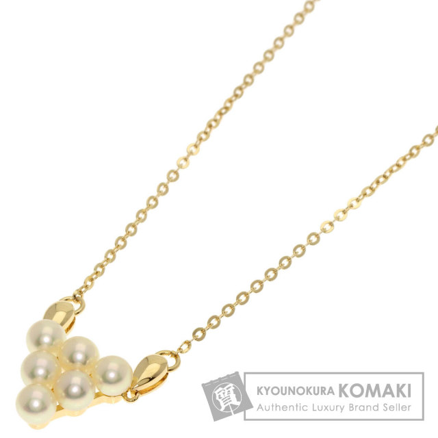 ミキモト K18 パールネックレス MIKIMOTO ミキモト パール 真珠 ネックレス K18イエローゴールド