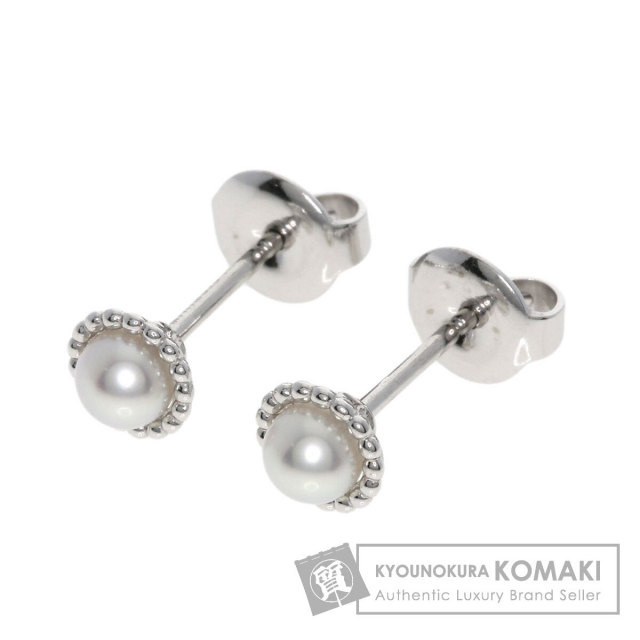 De Beers デビアス ダイヤ フープピアス イエローダイヤモンド イエローダイヤモンドピアス0.6ct k18 ピアス（フープ） パール