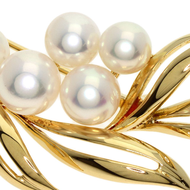 MIKIMOTO ミキモト パール 真珠 ダイヤモンド ピンブローチ