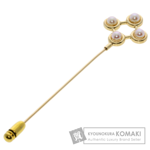 18金　真珠のピンブローチ Amazon | [K.jewel] K18 アコヤ本真珠 ブローチ 天然