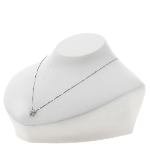 ゆ*こ様 TIFFANY&Co. ネックレス TIFFANY&Co. ティファニー クロスステッチ ネックレス プラチナ