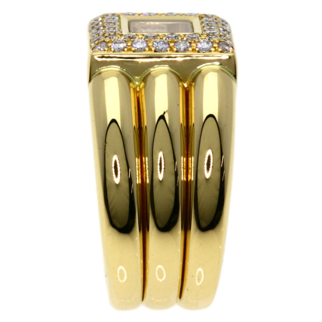 Chopard ショパール ハッピーダイヤモンド スクエア リング