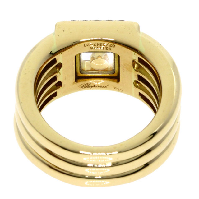 Chopard ショパール ハッピーダイヤモンド スクエア リング