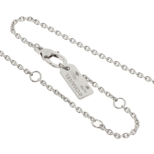 CHANEL シャネル NO.5 ダイヤモンド ネックレス K18ホワイトゴールド 
