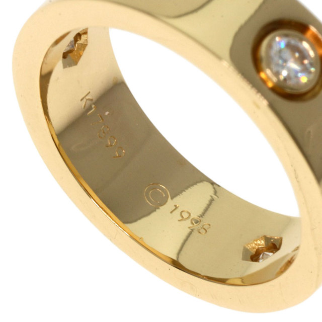 CARTIER カルティエ ラブリング ハーフダイヤモンド #48 リング・指輪 