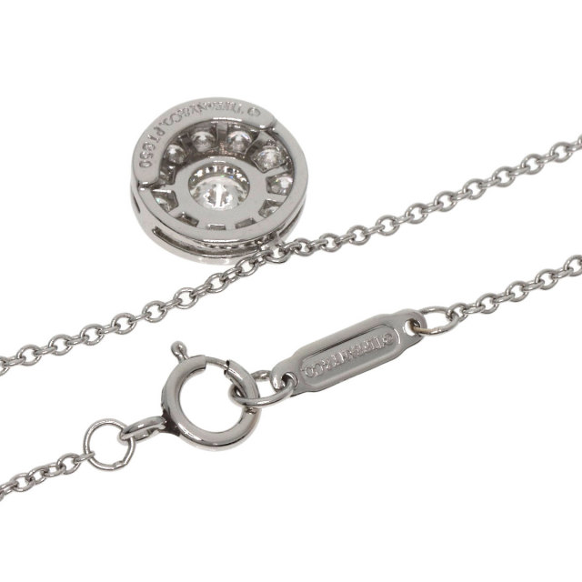 TIFFANY&Co. ティファニー サークル ダイヤモンド ネックレス プラチナ 