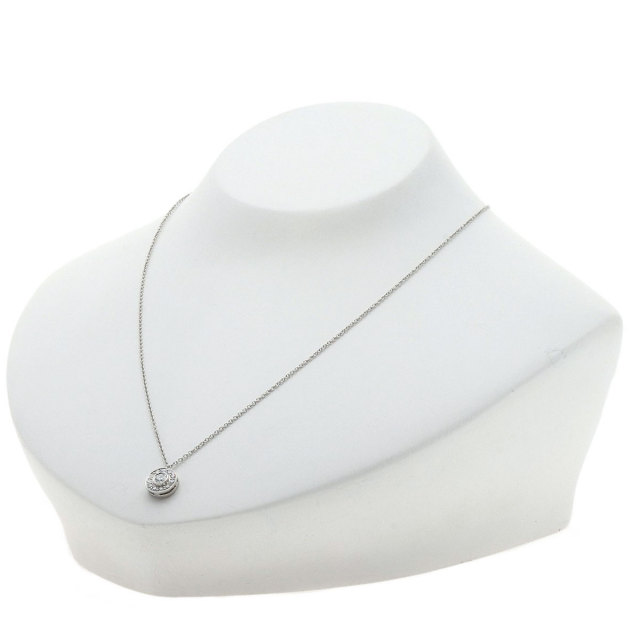 TIFFANY&Co. ティファニー サークル ダイヤモンド ネックレス プラチナ  