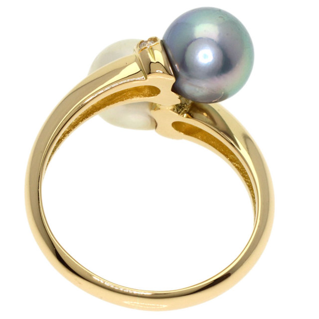 STAR JEWELRY スタージュエリー パール 真珠 ダイヤモンド リング 