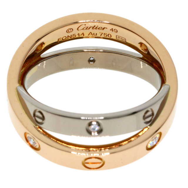 CARTIER カルティエ ビーラブ ダイヤモンド #49 リング・指輪 K18 