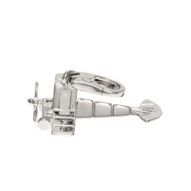 CARTIER カルティエ 飛行機 チャーム ペンダントトップ K18ホワイト 