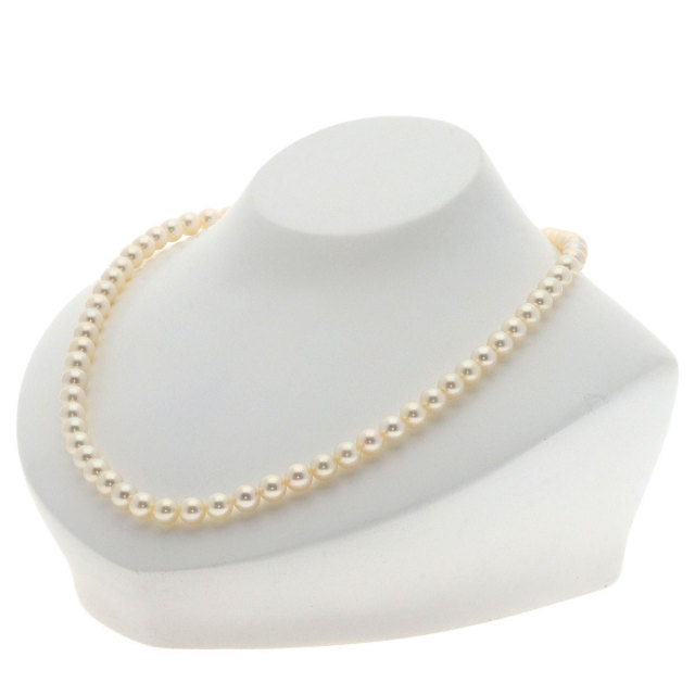 MIKIMOTO ミキモト アコヤパール 真珠 ネックレス K14イエローゴールド 