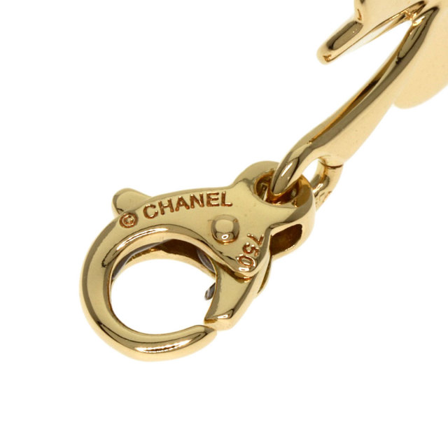 CHANEL シャネル クローバー チャーム ペンダントトップ K18イエロー 