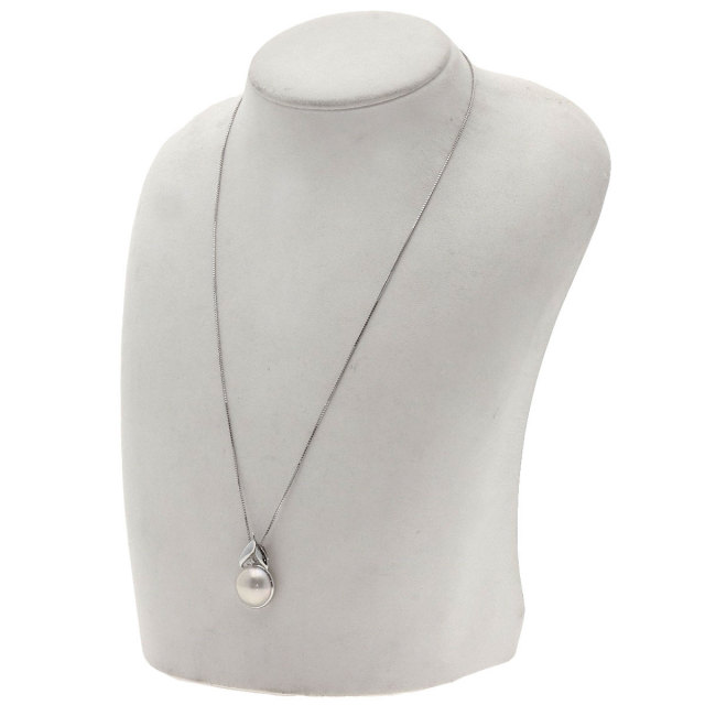 TASAKI タサキ マベパール 真珠 ネックレス K18ホワイトゴールド  