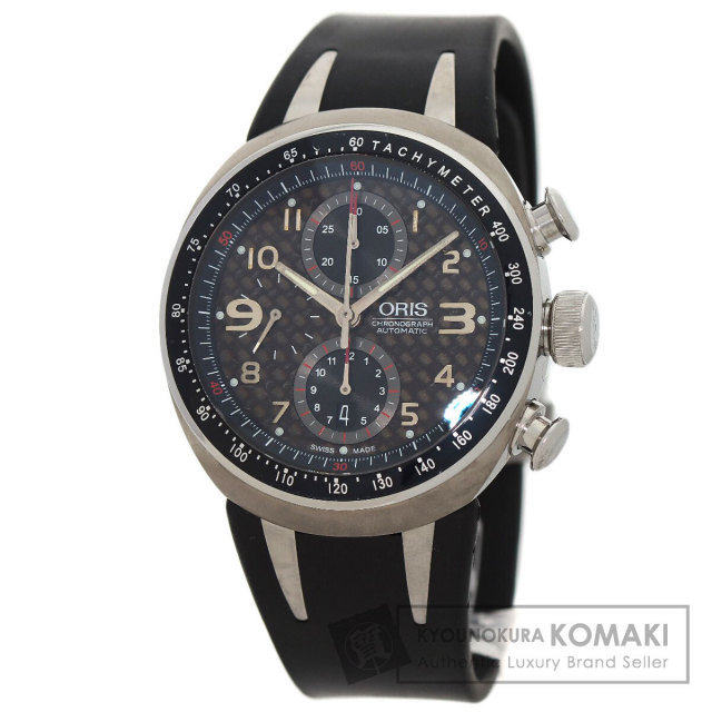 ORIS オリス 7587-72 TT3 クロノグラフ 腕時計 ステンレススチール 