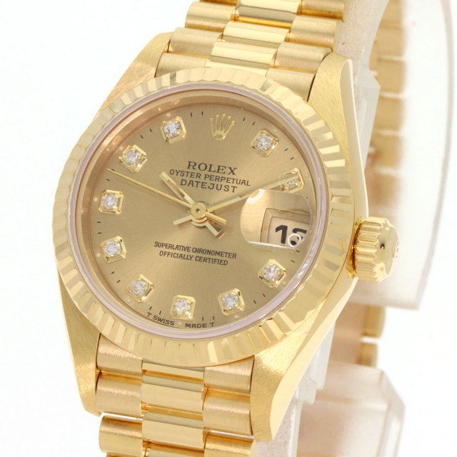 ROLEX ロレックス 69178G デイトジャスト 10P ダイヤモンド