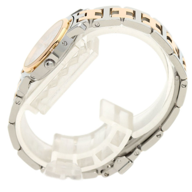 せさみん 　HERMES　CL4.221　053 クリッパーナクレ コンビ SS/GP(ピンクゴールド) ホワイトシェル