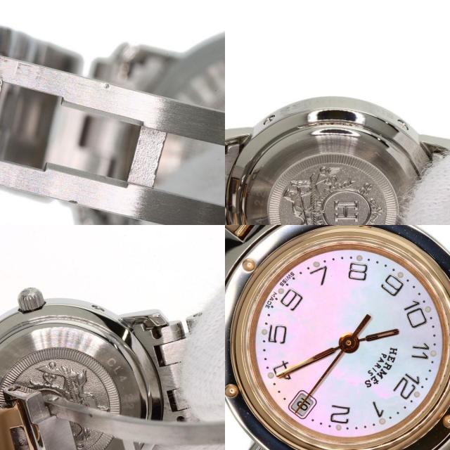 せさみん 　HERMES　CL4.221　053 エルメスクリッパー ナクレ レディース 腕時計 CL4.221 HERMES