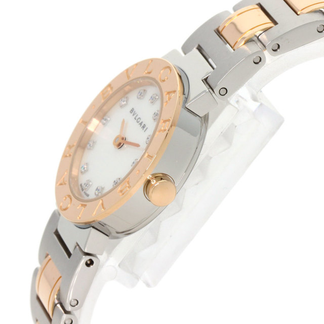 BVLGARI ブルガリブルガリ　レディース腕時計 BBP23SG 12Pダイヤ ブルガリ(BVLGARI)ブルガリ ブルガリ ブルガリ 12Pダイヤ 腕時計