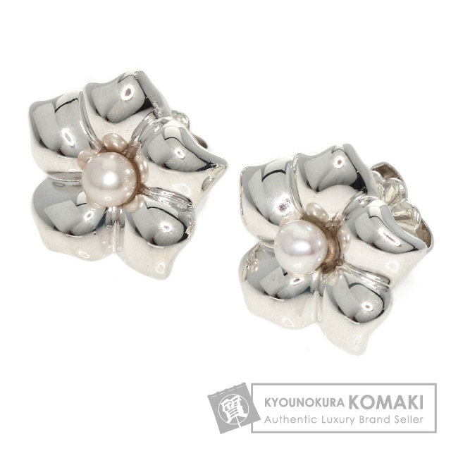 TIFFANY&Co. ティファニー フラワー パール 淡水パール ピアス  