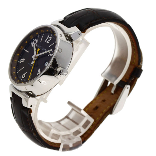 LOUIS VUITTON ルイヴィトン Q1131 タンブール GMT 腕時計 ステンレス  