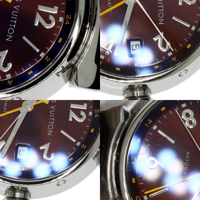 LOUIS VUITTON ルイヴィトン Q1131 タンブール GMT 腕時計 ステンレス  