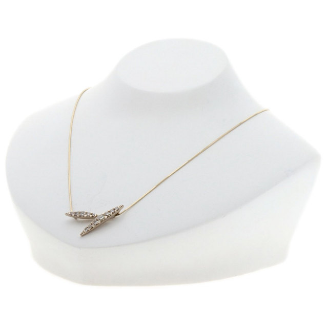 最終値下☆カシケイ ネイキッド ネックレス K18 0.45ct 息苦しかっ 