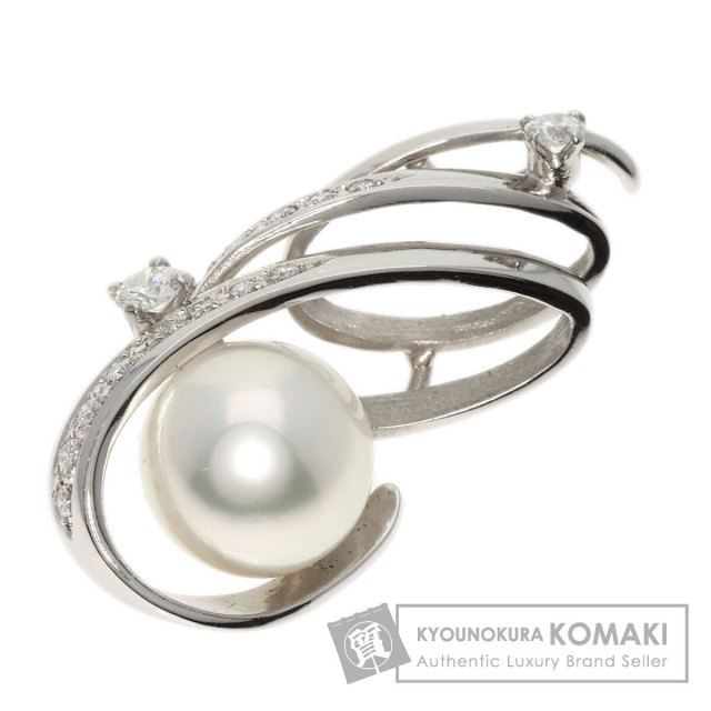 梶光夫 ペンダントトップ パール 真珠 ダイヤモンド