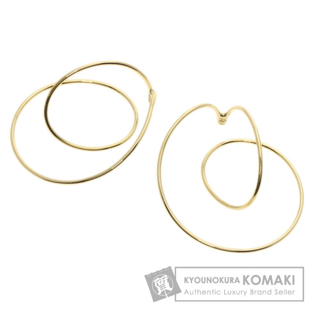 Georg Jensen ジョージジェンセン イヤーカフ イヤリング K18イエロー  