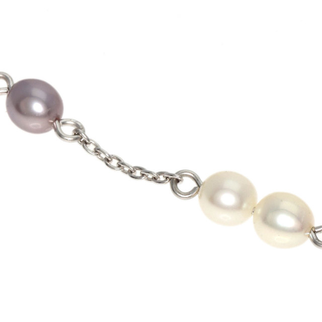 TASAKI タサキ 淡水パール ステーション 真珠 ブレスレット K18 