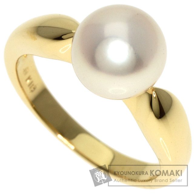 MIKIMOTO ミキモト パール 真珠 リング・指輪 K18イエローゴールド  