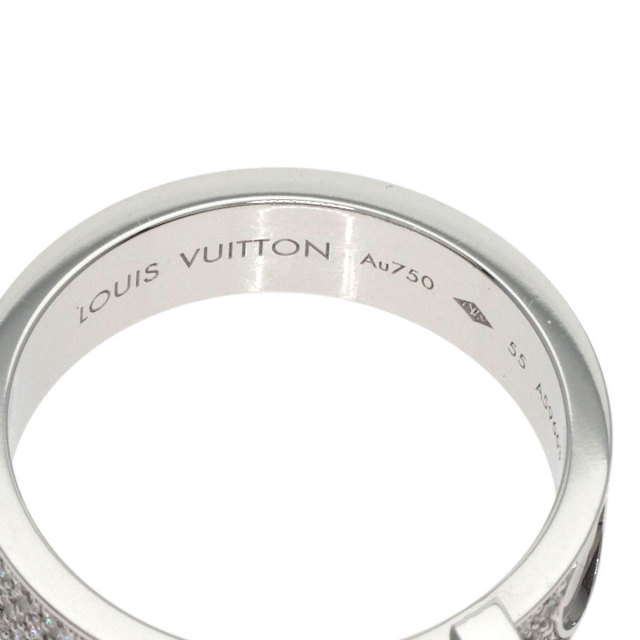ルイヴィトン バーグ モノグラムスキンリング ダイヤモンド #55 指輪 LOUIS VUITTON - ルイヴィトン バーグ モノグラムスキンリング