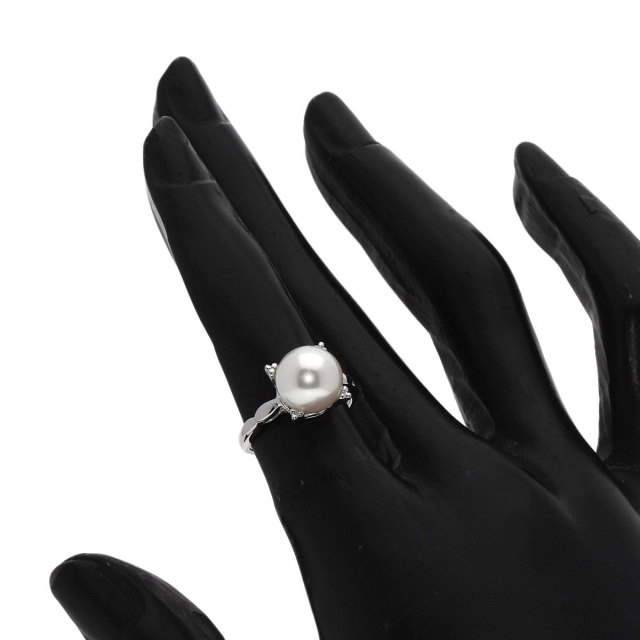 MIKIMOTO ミキモト パール 真珠 リング・指輪 プラチナPT900 
